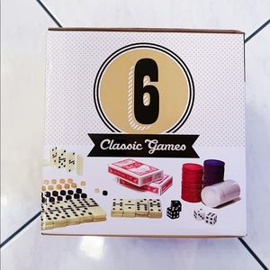 BRAND NEW 6 Classic Games Cube